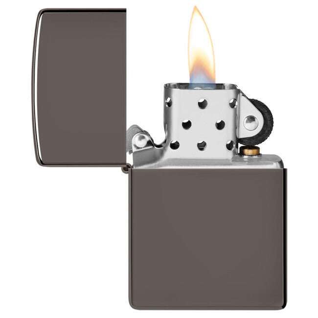 Zippo Accendino a benzina, ghiaccio nero