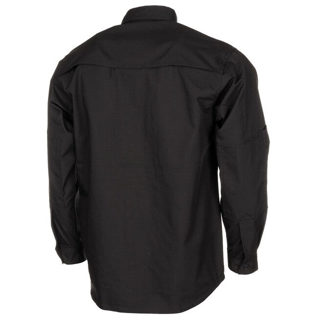 MFH Professional Attack t-shirt a maniche lunghe teflonated, nera