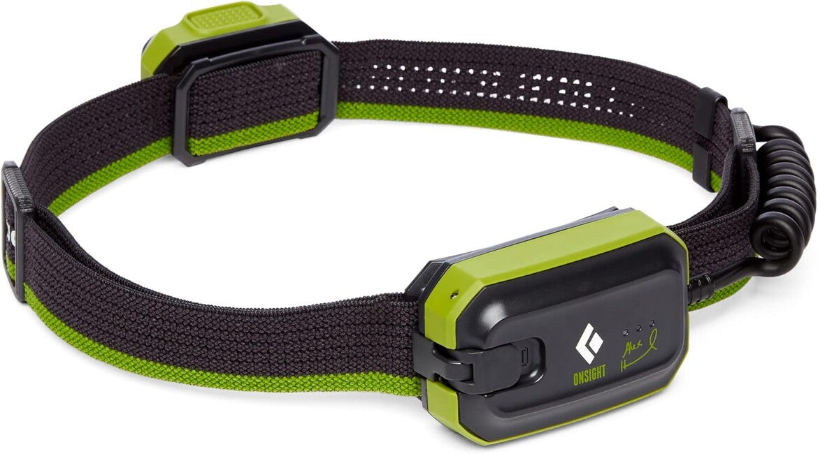 Black Diamond Onsight 375 lampada frontale honnold edtn, verde