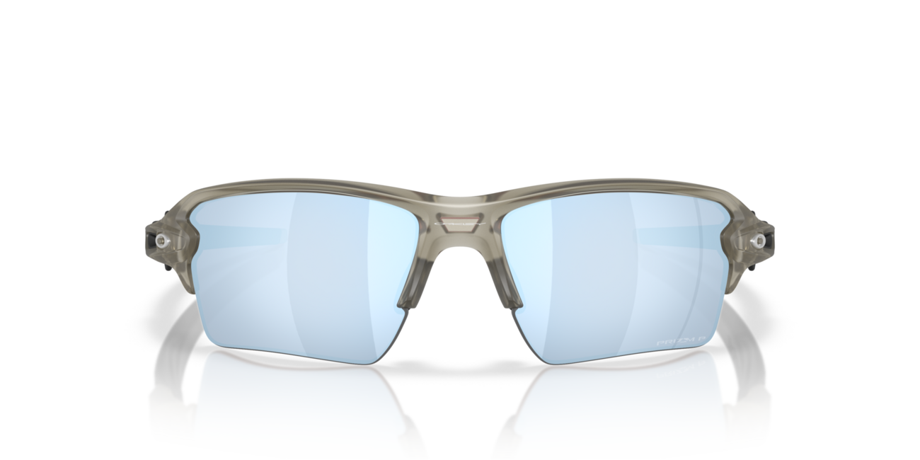 Oakley Flak 2.0 XL occhiali da sole con telaio Matte Grey Ink e con le diapositive Prizm Deep Water Polar 59, metal