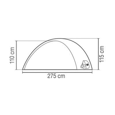 Coleman Darwin tenda per 3 persone
