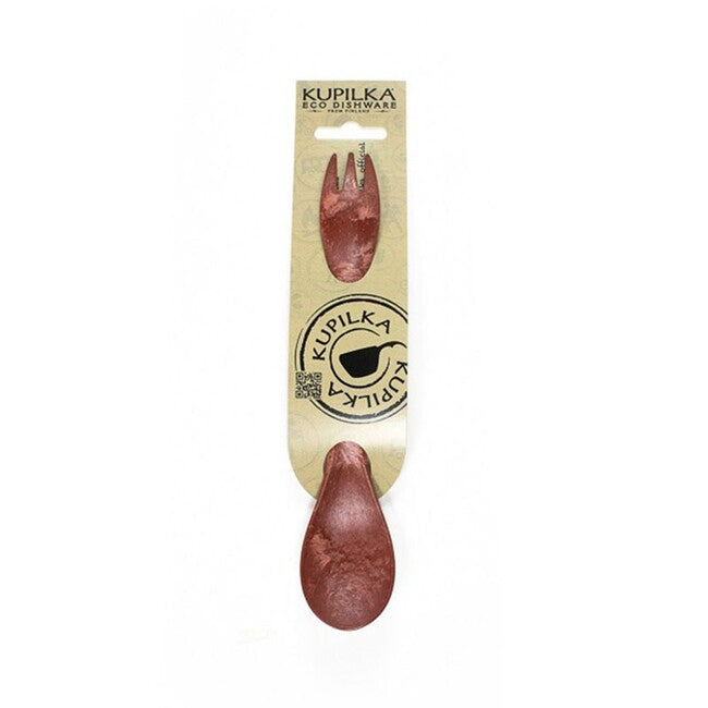 Kupilka Spork 225 cucchiaio e forchetta in uno, rosso