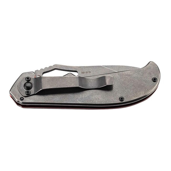 Herbertz coltello tascabile robusto a una mano 9 cm, teschio