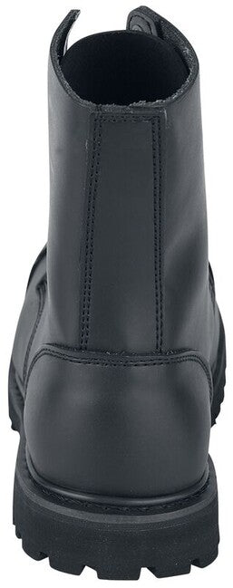 Brandit Phantom stivali in pelle con allacciatura a 10 file, nero