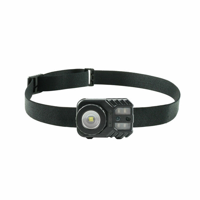 Technik Lampada frontale con gommatura, CREE XPG-2 LED micro-USB, luce rossa