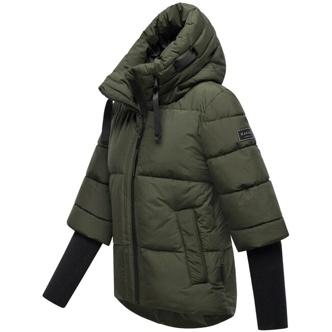 Navahoo Lotusherz XIV giacca invernale da donna, verde oliva scuro