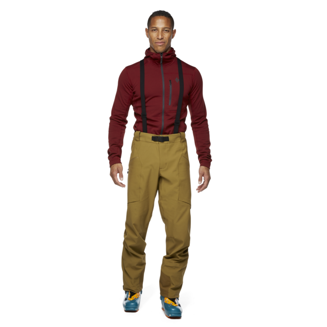 Black Diamond Dawn Patrol Hybrid pantaloni da uomo, curry scuro