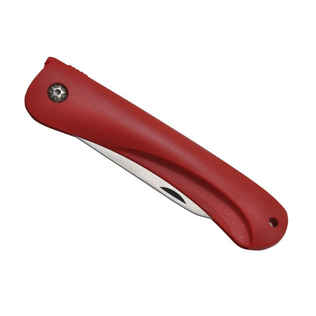 Baladeo Birdy Coltello tascabile lama 8 cm acciaio 2CR13 manico PP rosso