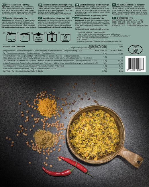 Tactical Foodpack Lenticchie marocchine