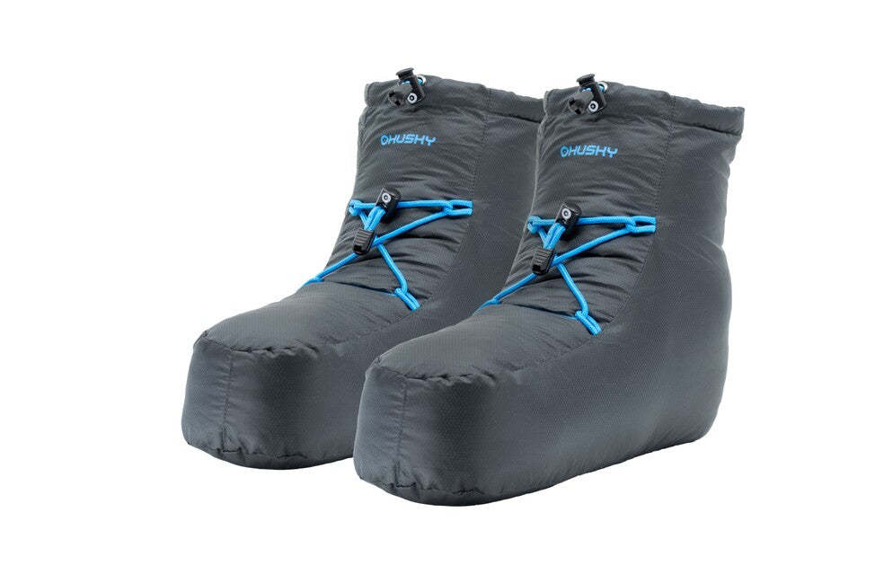 Husky Dowies pantofole di piume, antracite