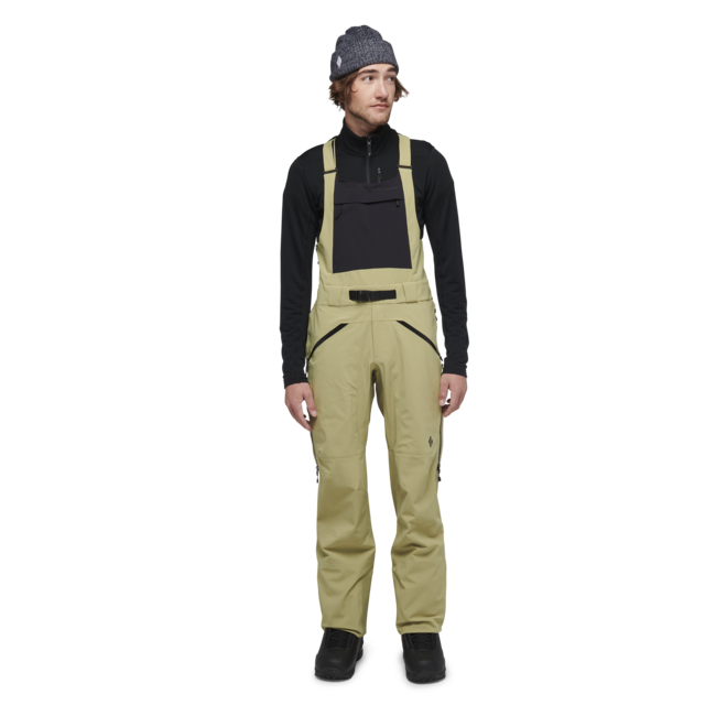 Black Diamond Recon Stretch salopette da uomo, verde cedro
