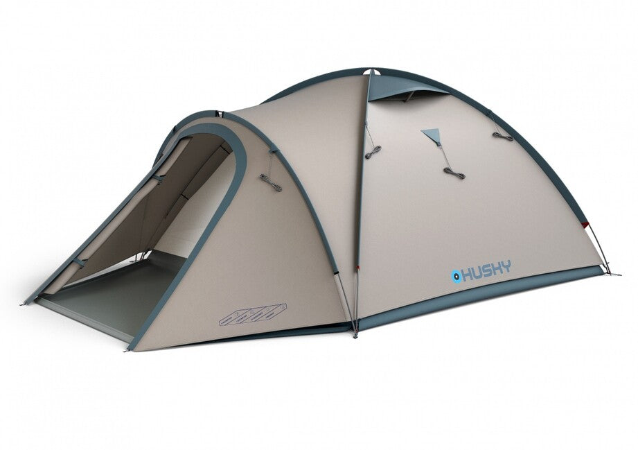 Husky Bizon 3 Classic rodinný stan pre 3 osoby, light grey