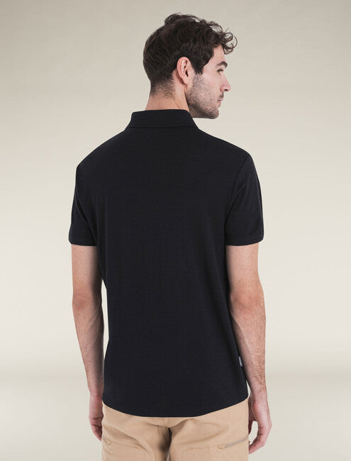 Icebreaker 150 Tech Lite III maglietta merino a maniche corte da uomo, nero