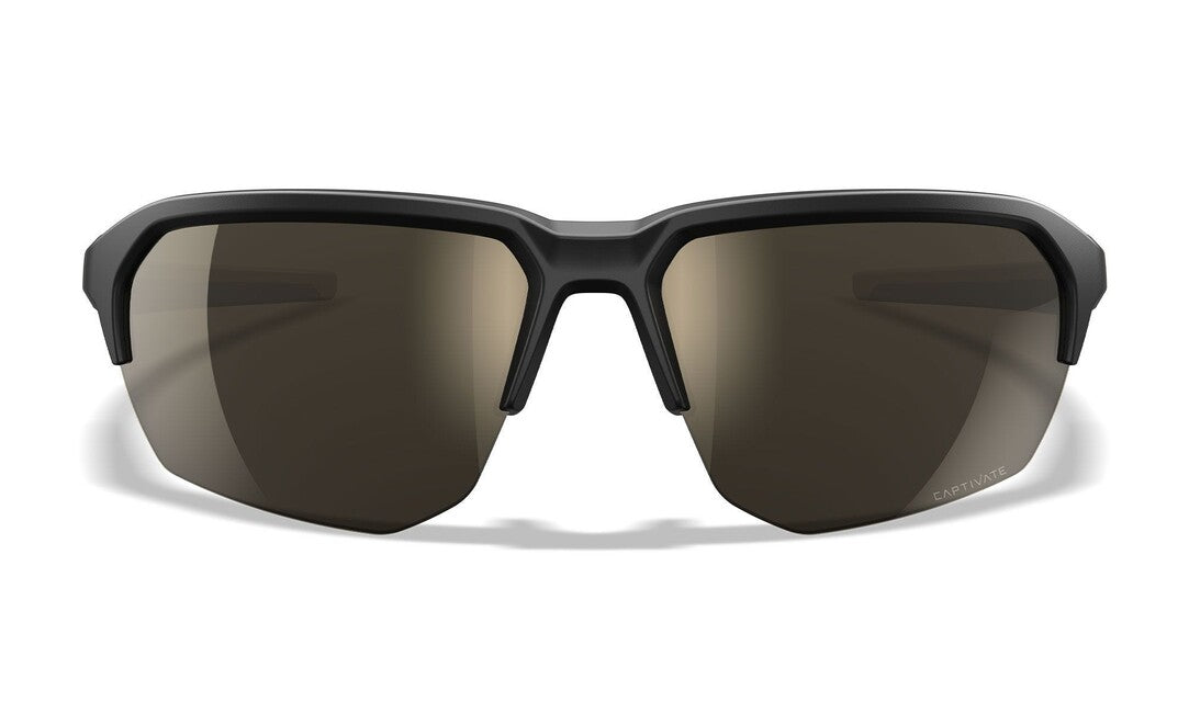 WileyX Jakl occhiali da sole Captivate Tungsten Mirror/ Nero Opaco/Tan