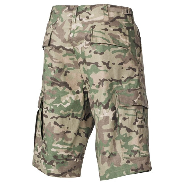 MFH Pantaloncini americani bdu rip stop, operation-camo