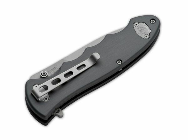 Böker Manufaktur Solingen Turbine coltello tattico 9,7 cm alluminio, palissandro