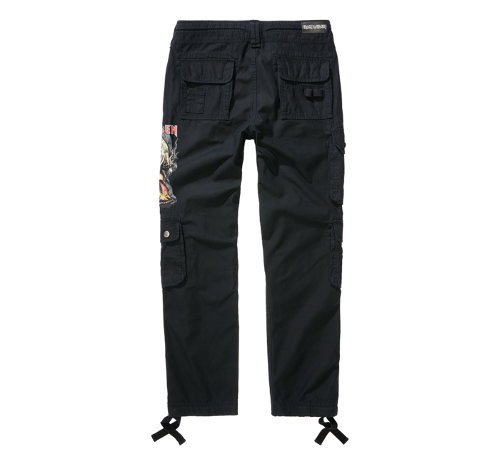 Brandit Iron Maiden Pantaloni Pure Slim, neri