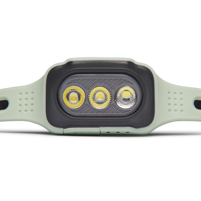 Black Diamond Deploy Lampada frontale da corsa Run Light, verde schiuma