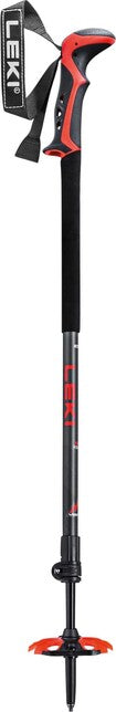 Leki Haute Route 2 bastoncini da scialpinismo, antracite scuro/rosso scuro/nero