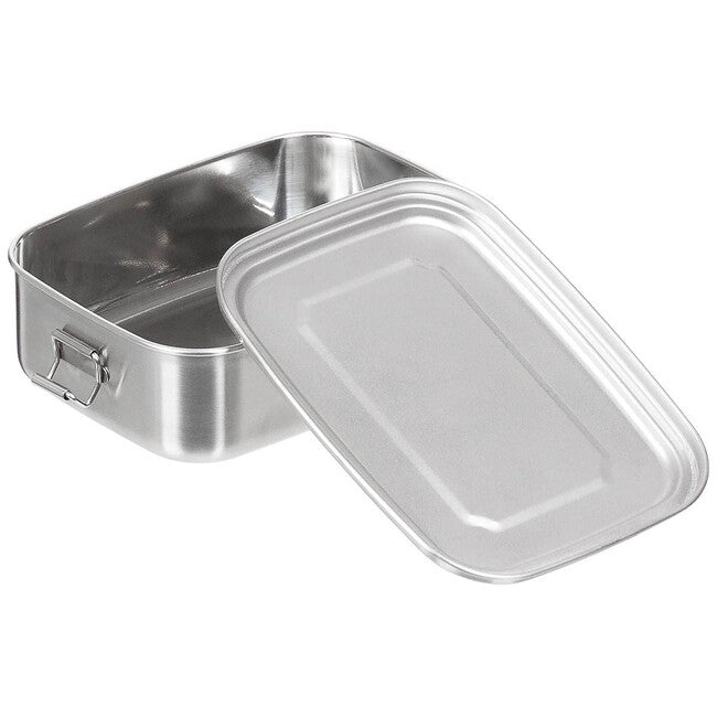 Fox Outdoor FoxCestino per il pranzo all'aperto, acciaio inox, circa 18 x 14 x 6,5 cm