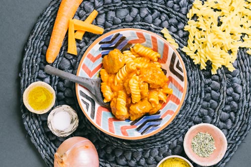 Jomipsa Polpette vegetariane Forestia con pasta-sh