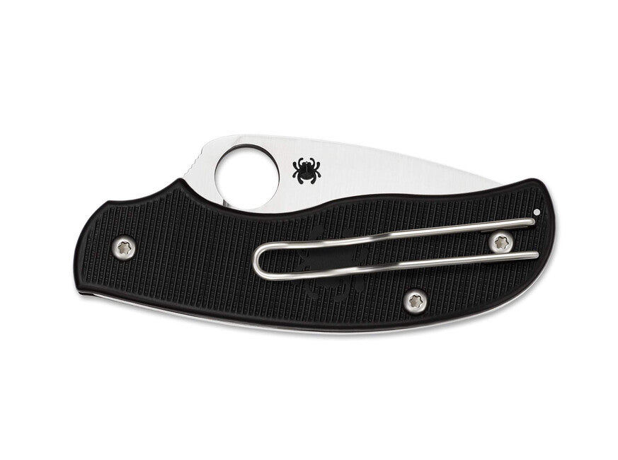 Spyderco Urban Leaf coltello da tasca leggero 6,6 cm, nero, frn