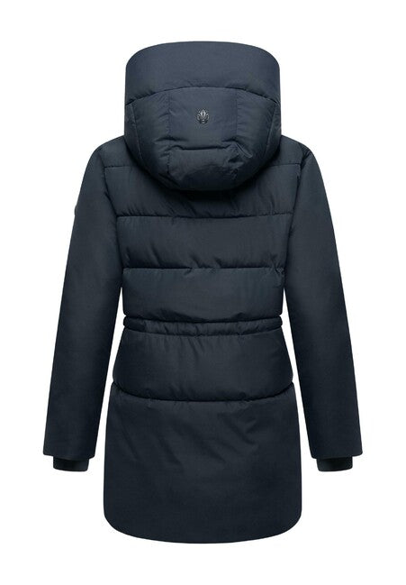 Marikoo Delilah16 giacca invernale da donna con cappuccio, blu navy