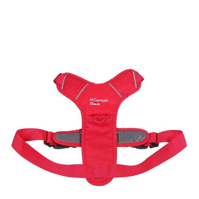 Mountain Paws Pettorina imbottita per cani Pettorina per cani grande, rossa