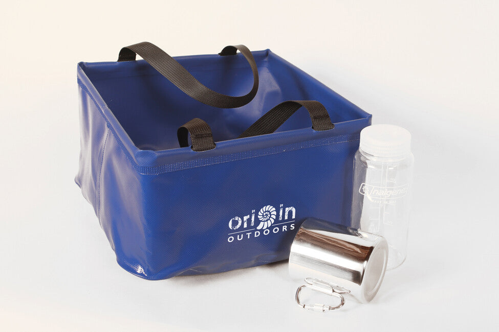 Origin Outdoors Ciotola pieghevole 15 l, blu