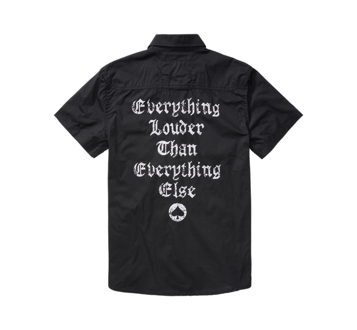 Brandit Motörhead camicia a maniche corte, nero