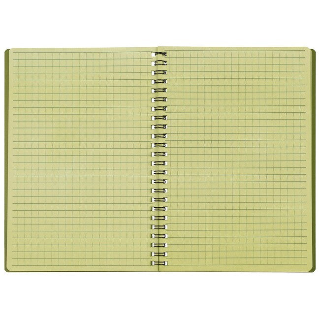 MFH Quaderno impermeabile con rilegatura a spirale, circa 15 x 21 cm