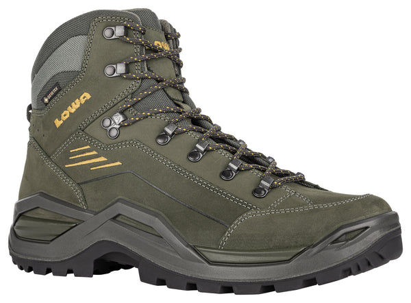 LOWA Renegade EVO GTX MID ανδρικά παπούτσια πεζοπορίας, olive/mustard