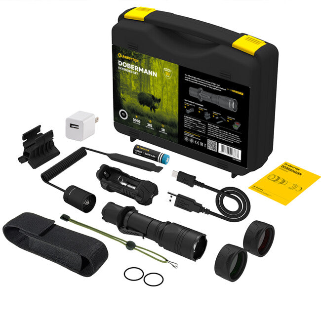 ArmyTek Dobermann set tattico esteso con luce