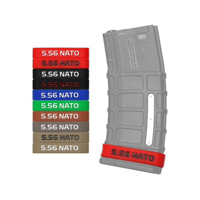 Leguon Volt nastro elastico per identificazione del caricatore 5.56 mm, marrone