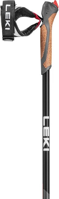Leki Response bastoncini da nordic walking, antracite scuro-nero-bianco