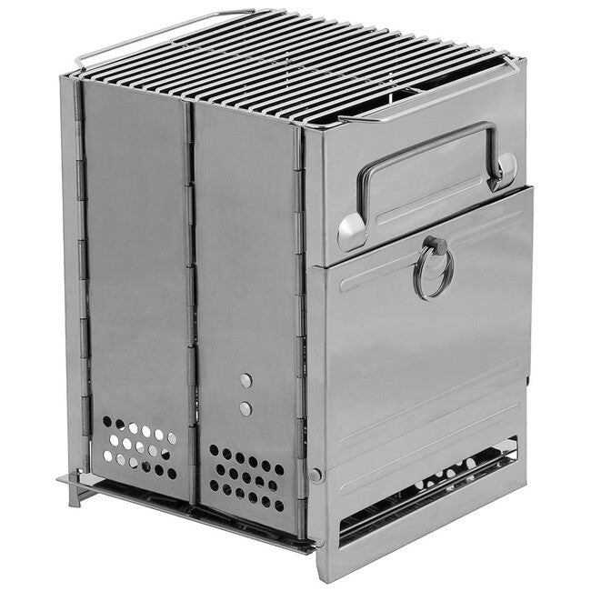 Fox Outdoor Folding Camping Stove Small with Stainless Steel Grate