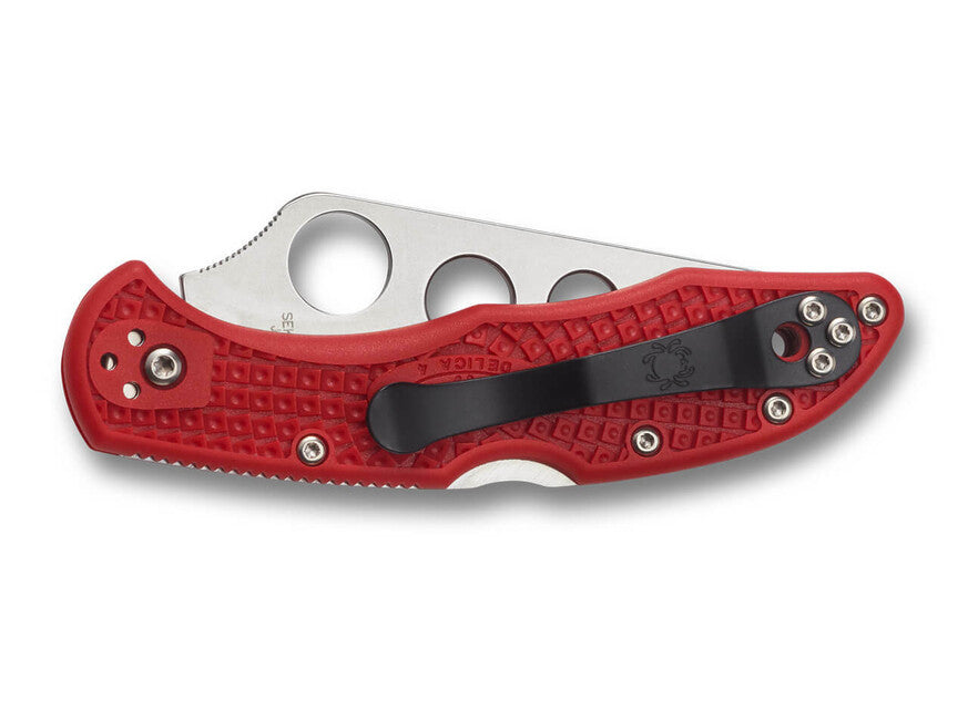 Spyderco Delica 4 lightweight trainer coltello da allenamento tascabile 7 cm, rosso