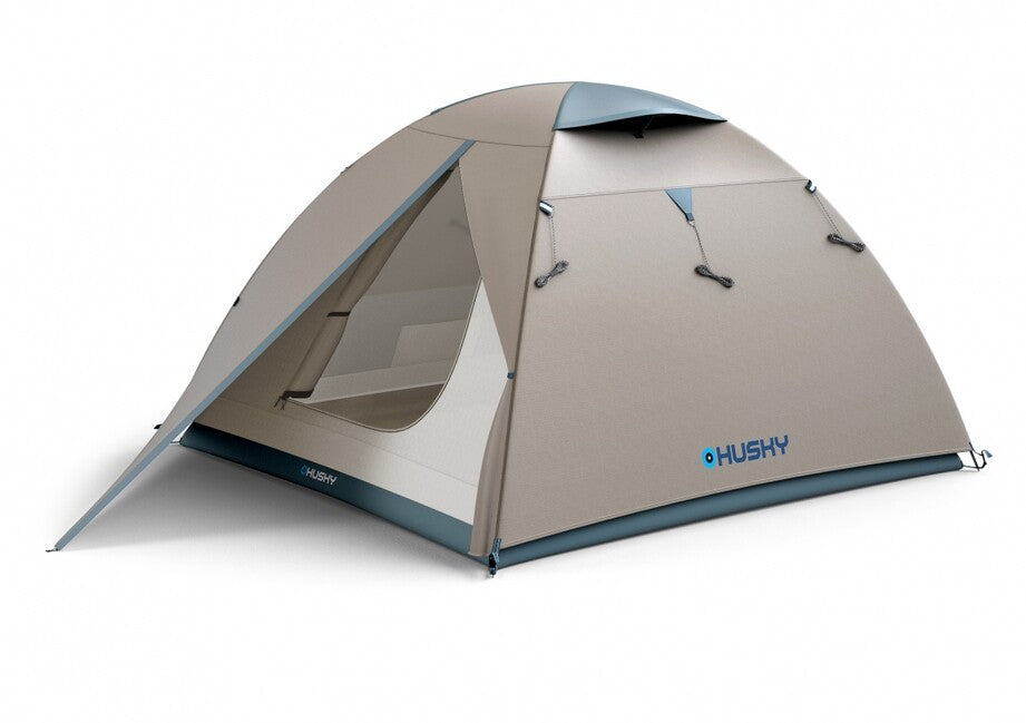Husky Bird 3 Classic trekový stan pre 3 osoby, light grey