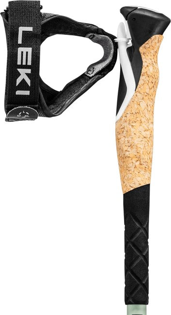 Leki Cross Hike Carbon bastoncini da trekking, verde invidia-bianco-nero, 100 - 135 cm