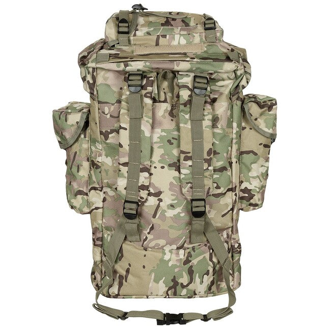 MFH Zaino MOLLE 65L, barra in alluminio, op.-camo