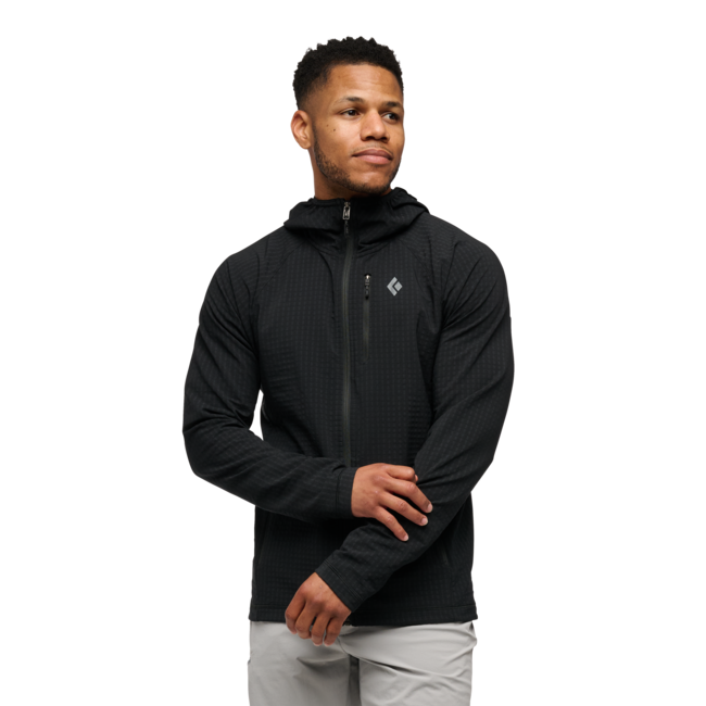 Black Diamond Coefficient Storm felpa da uomo, nera