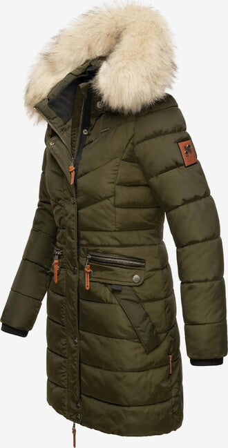 Navahoo Paula parka invernale con cappuccio, oliva scuro