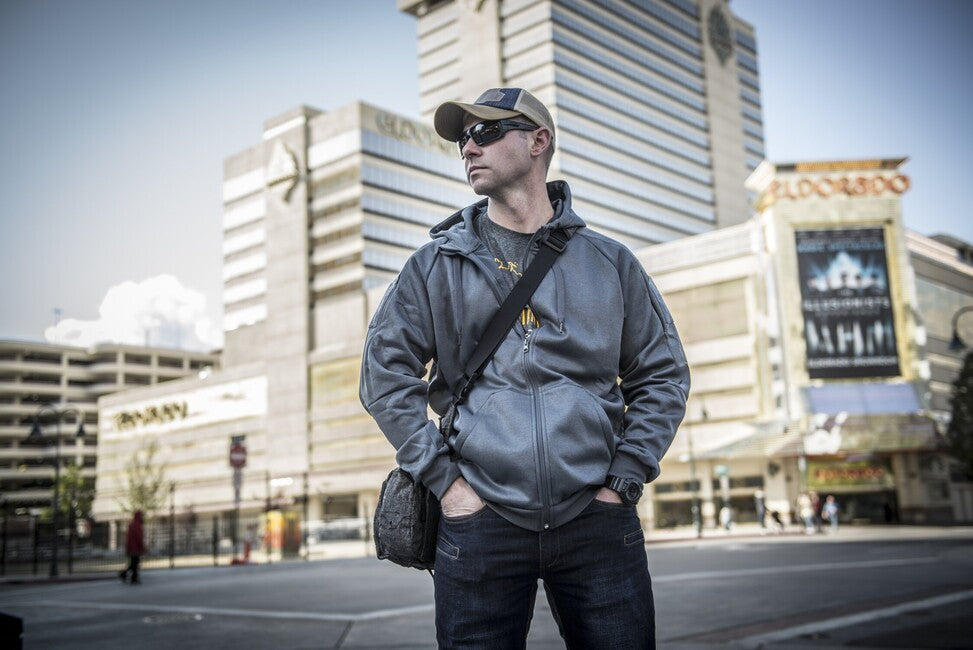 Helikon-Tex Urban Tactical Hoodie (FullZip) - grigio melange