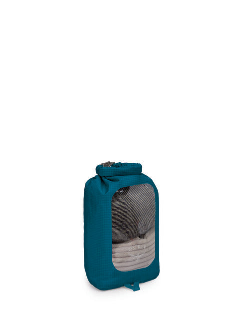 Osprey Dry Sack 6 con finestra, blu petrolio