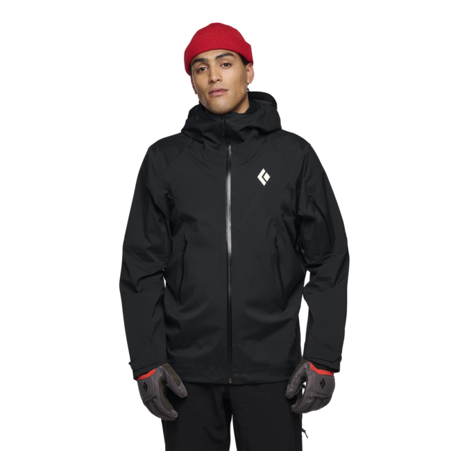 Black Diamond Recon Lt Stretch Shell giacca da sci da uomo, nera