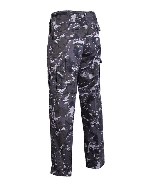 Mil-Tec Ranger pantaloni US BDU tipo, neri digitale