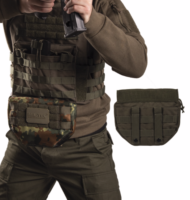 Mil-Tec Drop Down custodia, nera