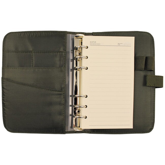 MFH Custodia con notebook A6, verde OD