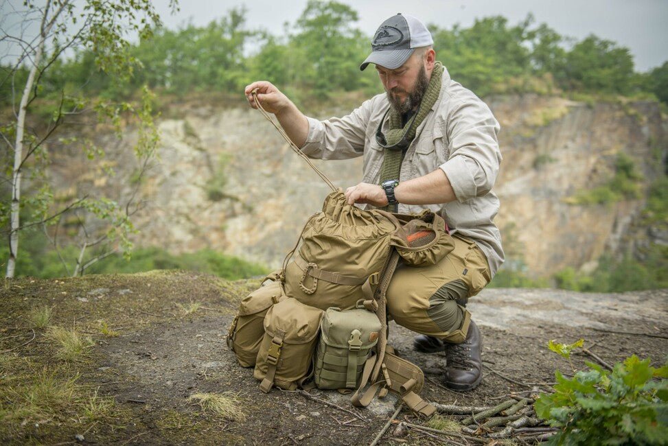 Helikon-Tex Hybrid Outback pantaloni - DuraCanvas - coyote, taiga green