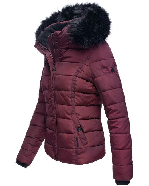 Navahoo Miamor giacca invernale da donna con cappuccio, vino